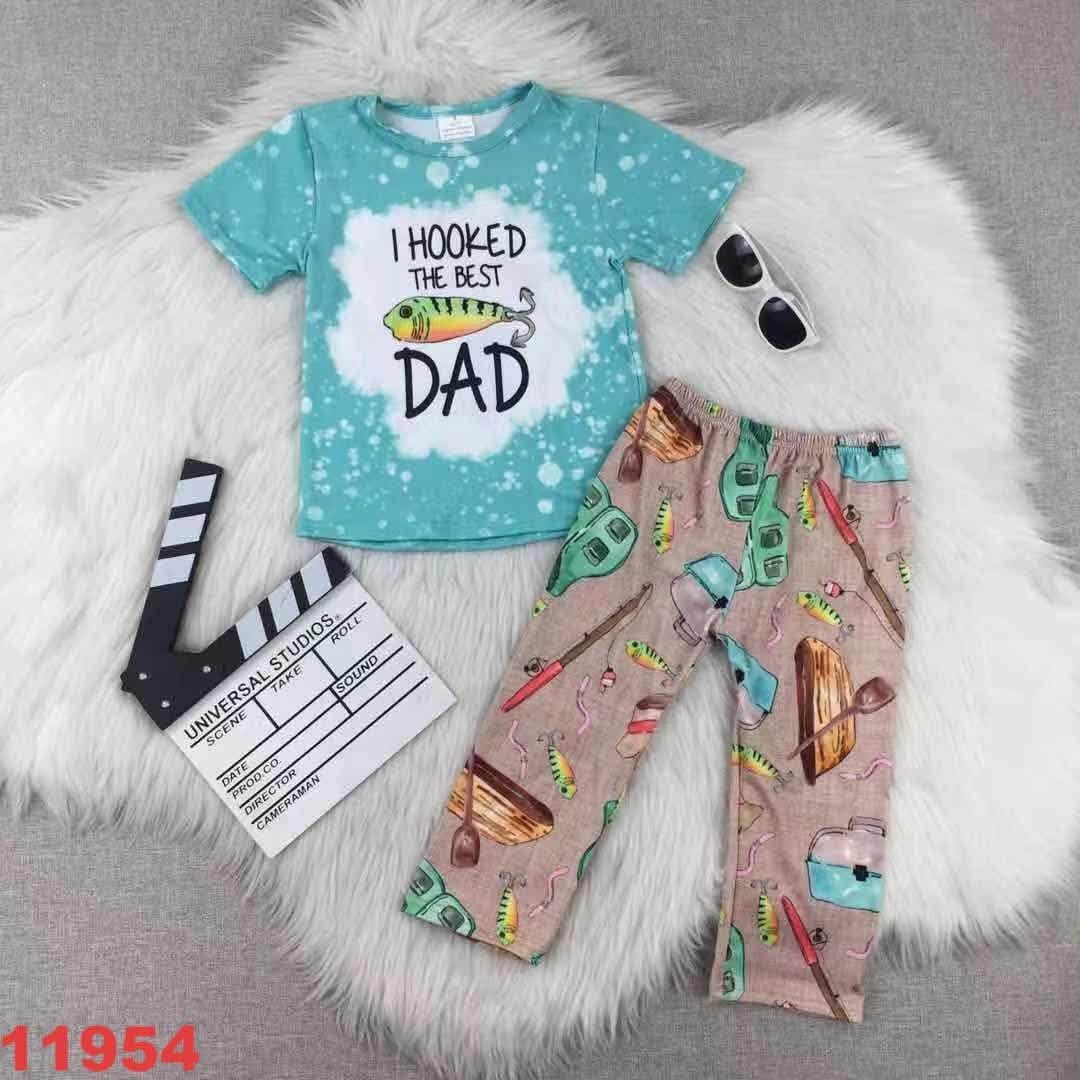Hooked The Best Dad Pants Set
