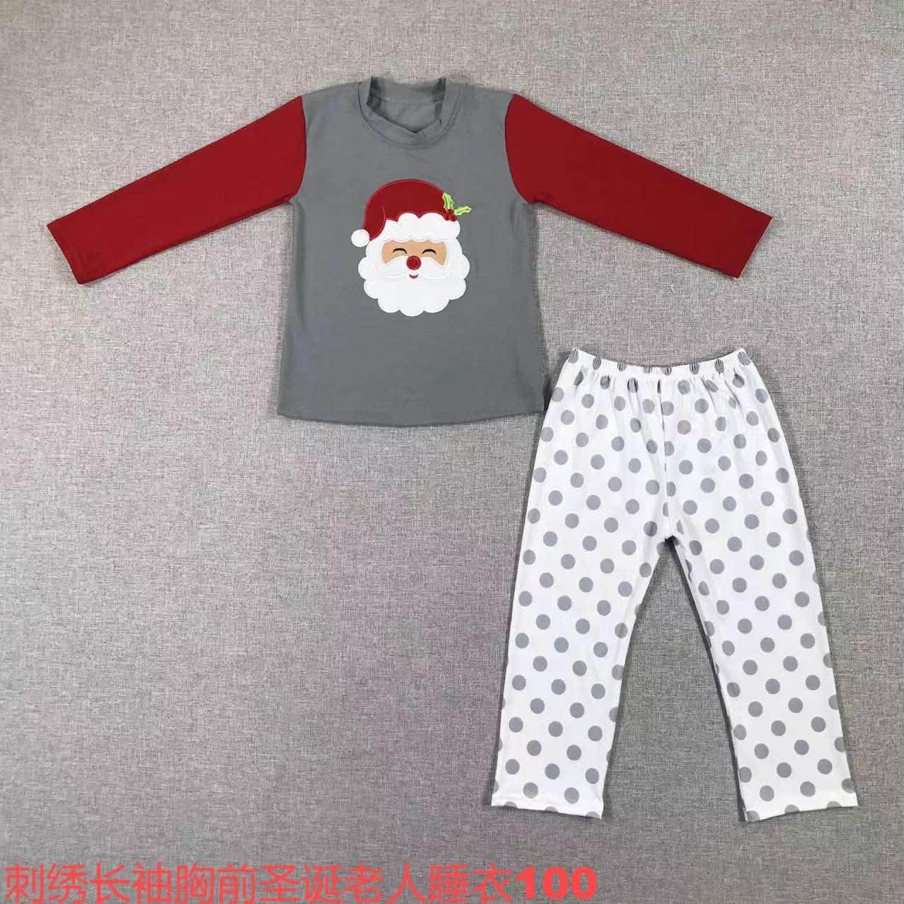 Polka Dot Santa Pants Set