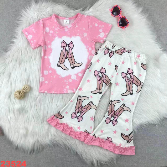 Coquette Boots Pants Set