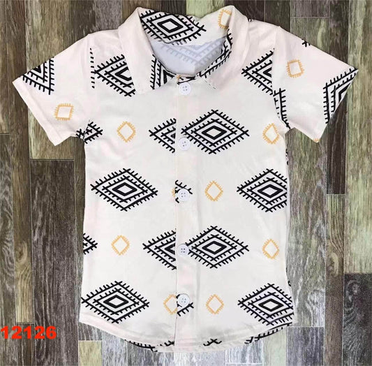Aztec Button Down Shirt