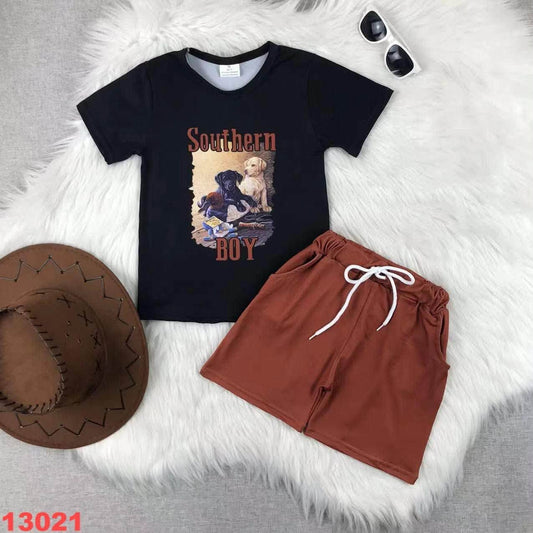 Southern Boy Shorts Set
