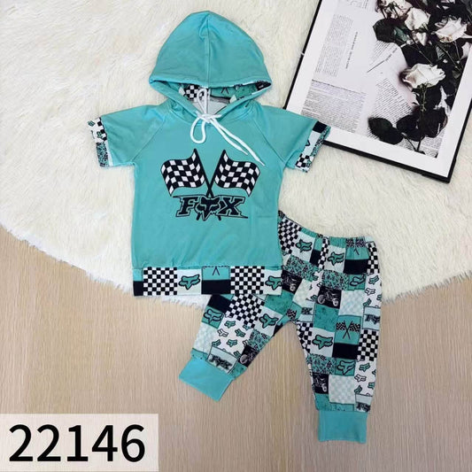 Blue Racing Jogger Set