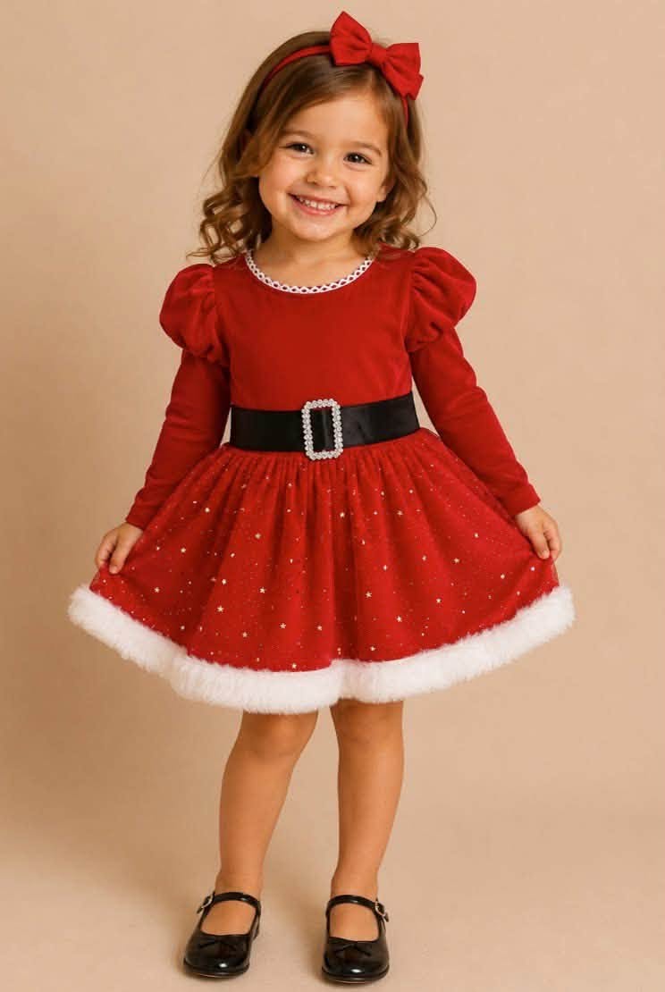 Velvet Santa Dress