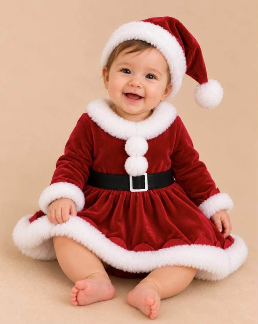 Velvet Santa Claus Dress