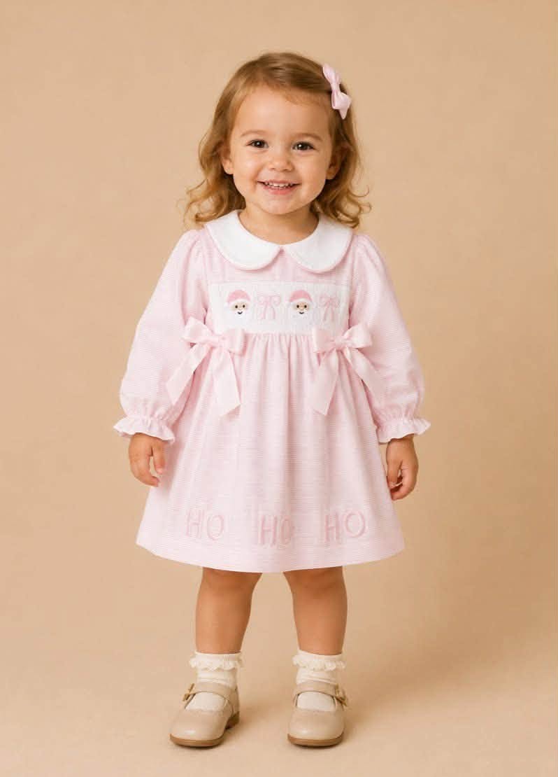 Pink Christmas Santa Dress