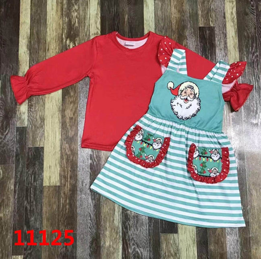 Santa Striped Dress