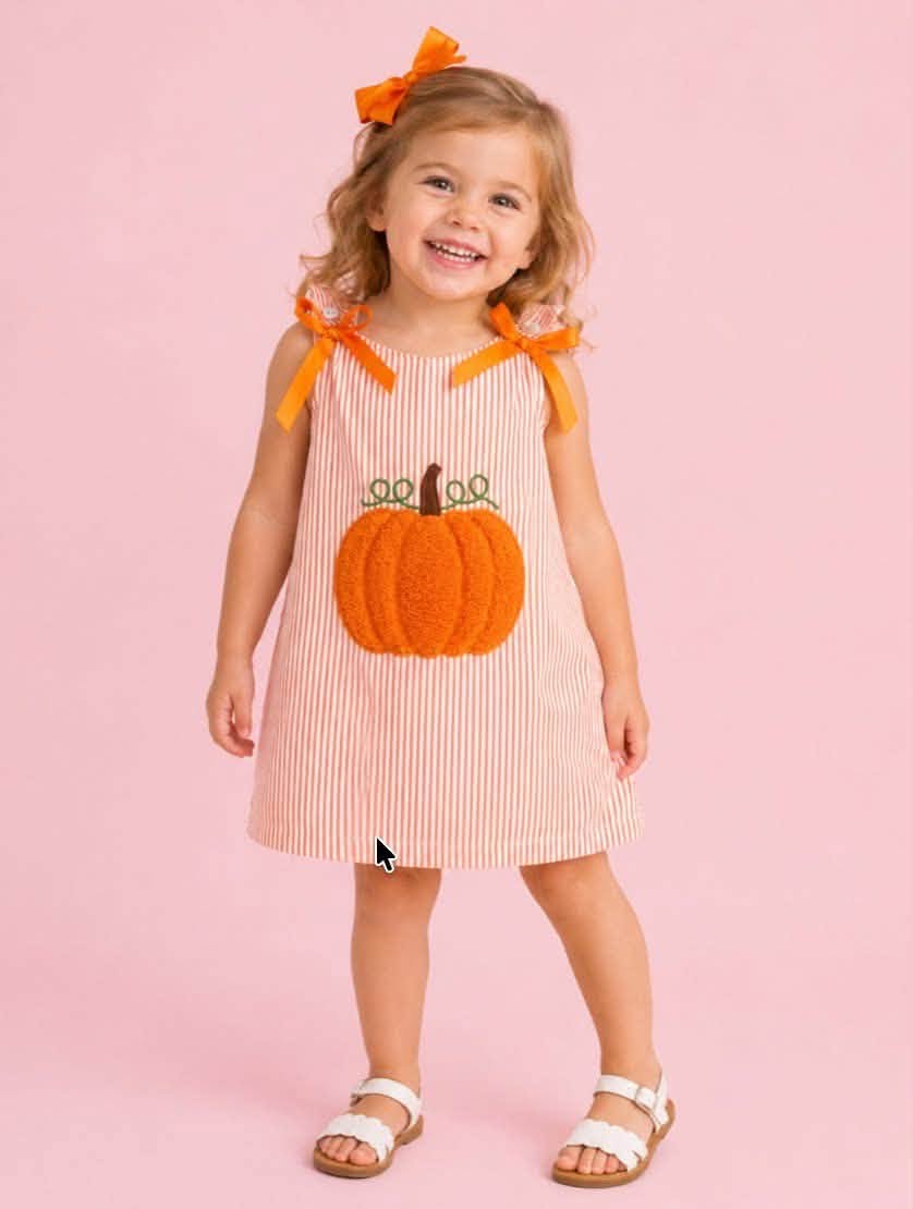 Orange Pumpkin Dress