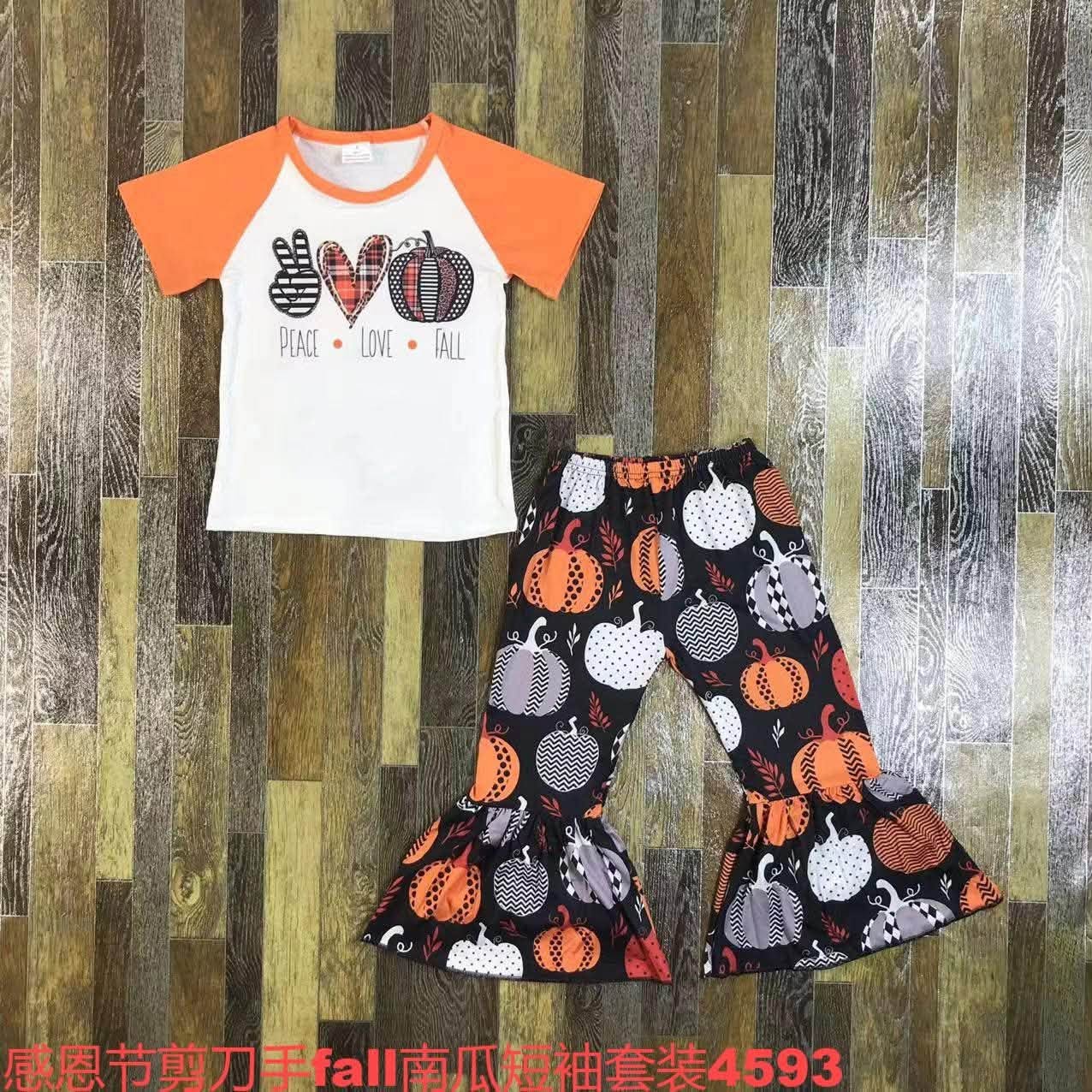 Peace Love Fall Pants Set
