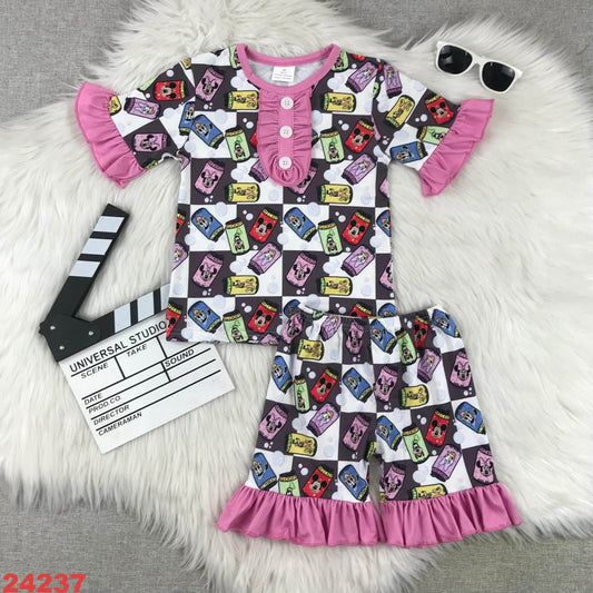 Mouse Soda Shorts Set