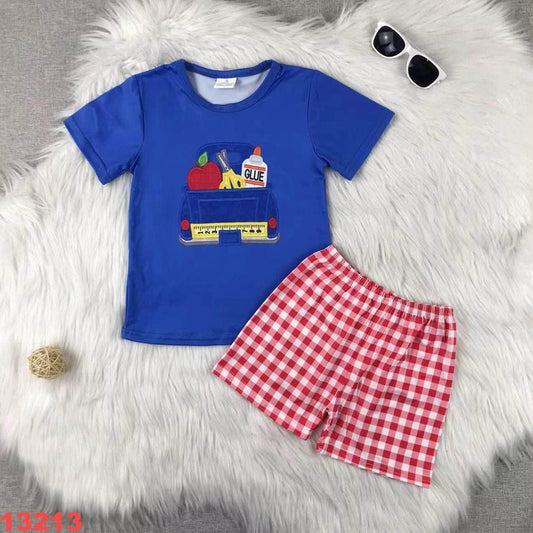 Back to School Shorts Set