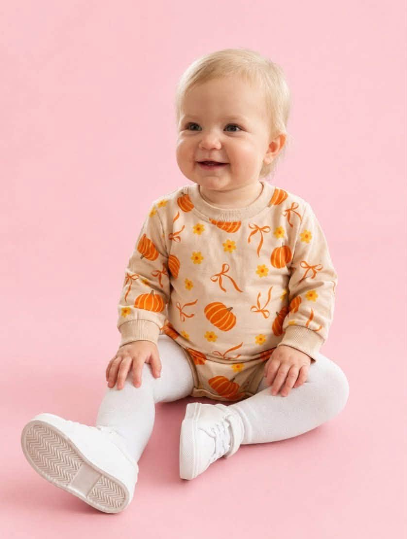 Coquette Pumpkin Romper