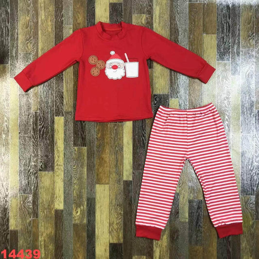Santa's Cookies and Milk Pajama Set