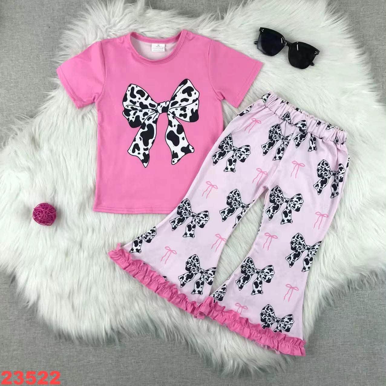 Coquette Cow Pants Set