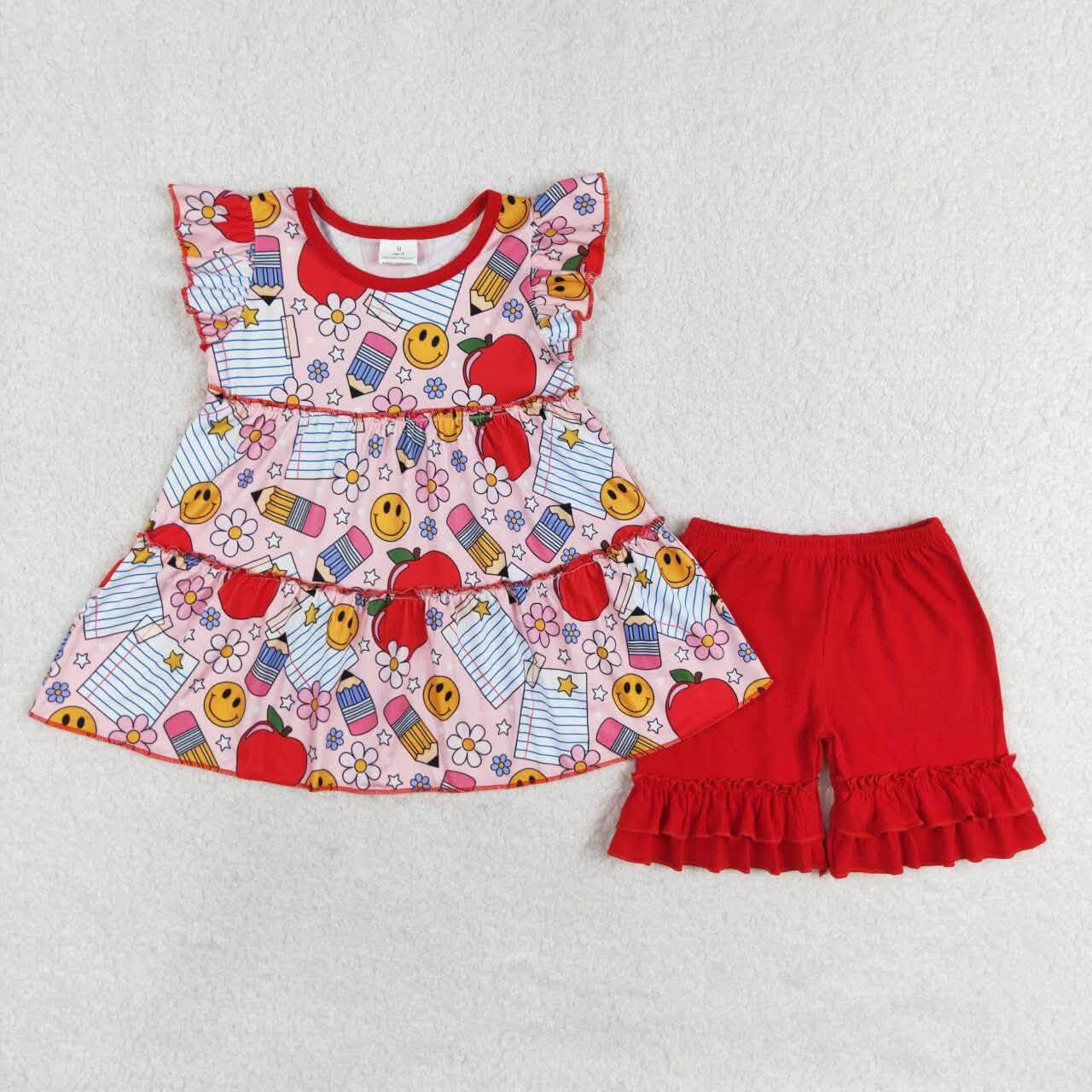 Pencil and Paper Shorts Set