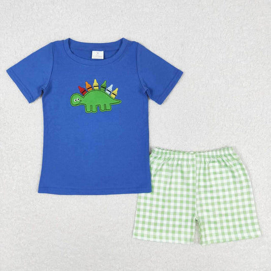 Crayon Dino Shorts Set