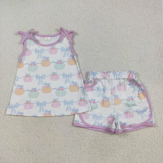 Coquette Pumpkin Shorts Set