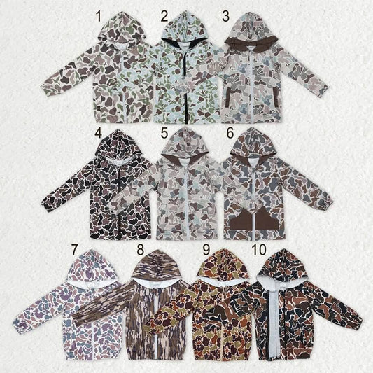 Camo Zip Up Jacket