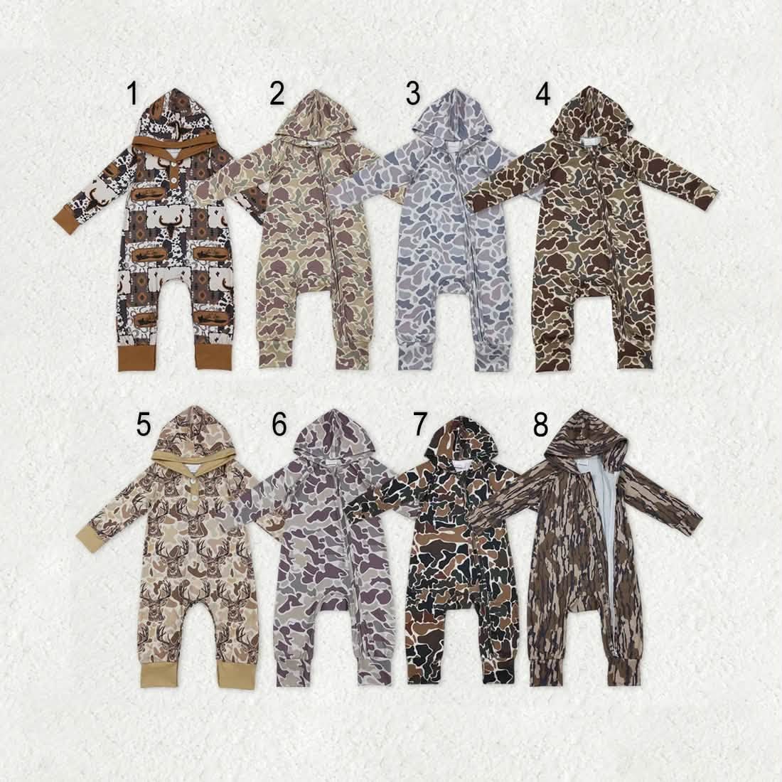 Camo Rompers