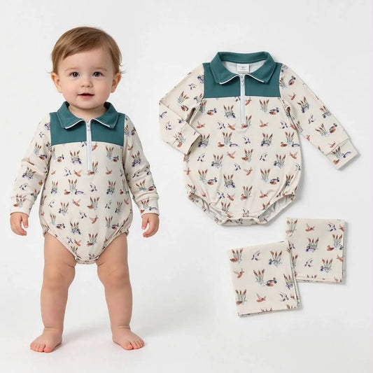 Duck Collard Romper