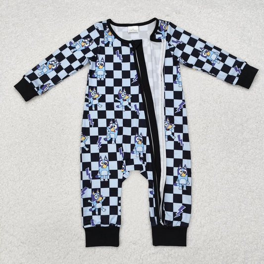 Blug Dog Checkered Romper
