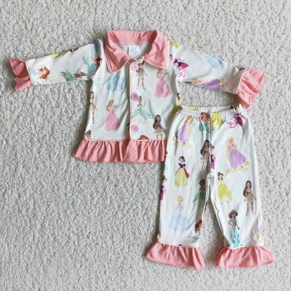 Princess Ruffle Pajama Set