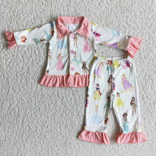 Princess Ruffle Pajama Set
