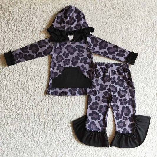 Cheetah Print Ruffle Set