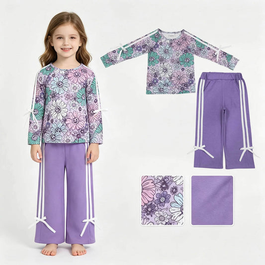 Pumpkin Daisies Pants Set