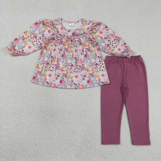 Fall Floral Pants Set