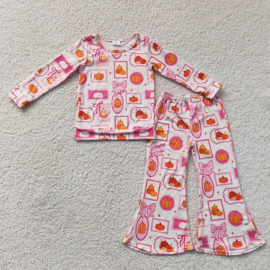Pumpkin Stamps Pants Set