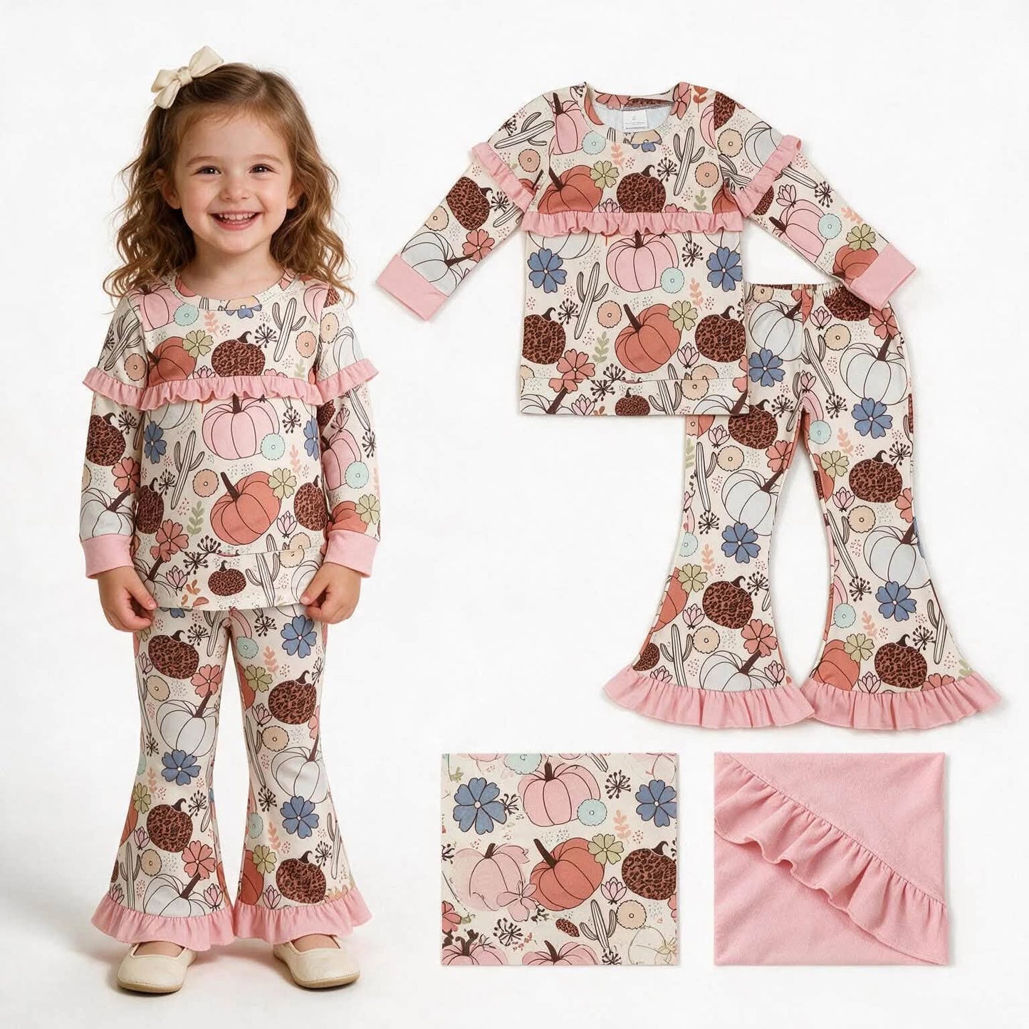 Cactus Pumpkin Pants Set