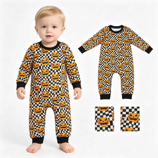 Checkered Jack o' Lantern Zippy