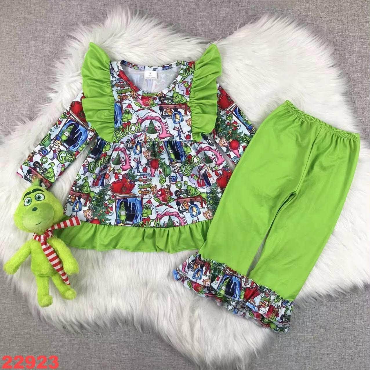 Green Guy World Pants Set