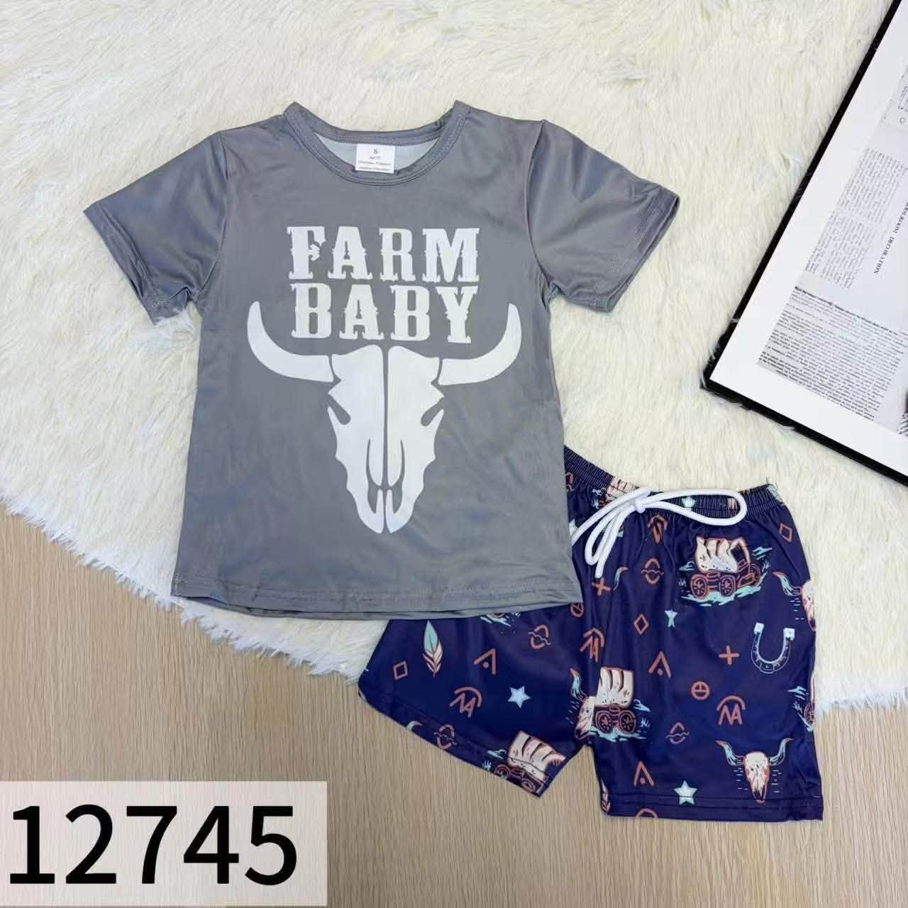 Farm Baby Shorts Set