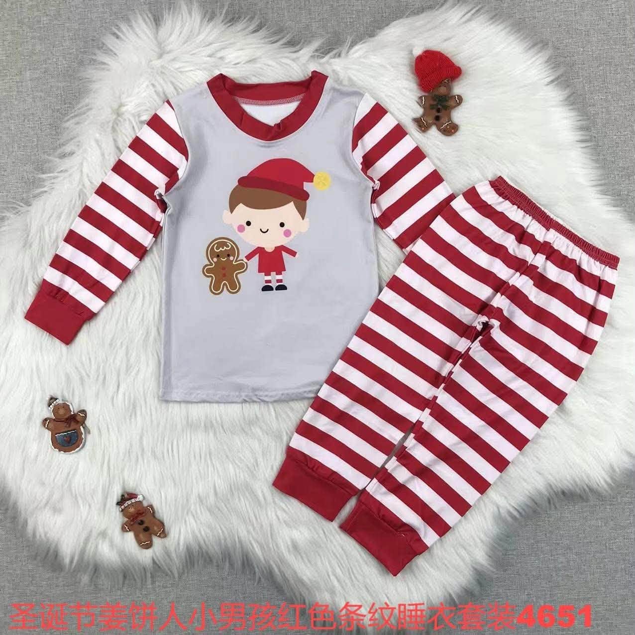 Elf Striped Pajamas Set