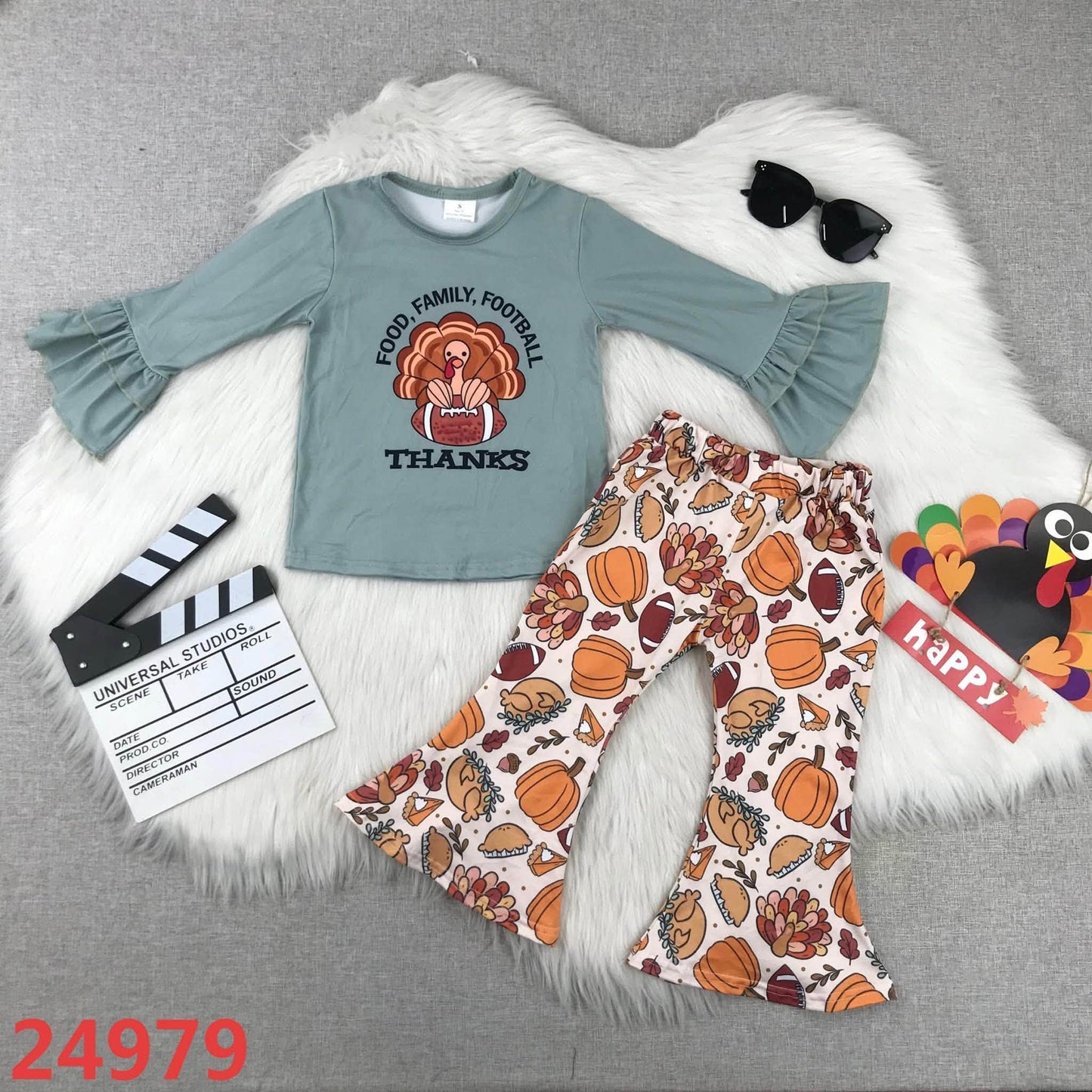 Food, Family, Football Pants Set