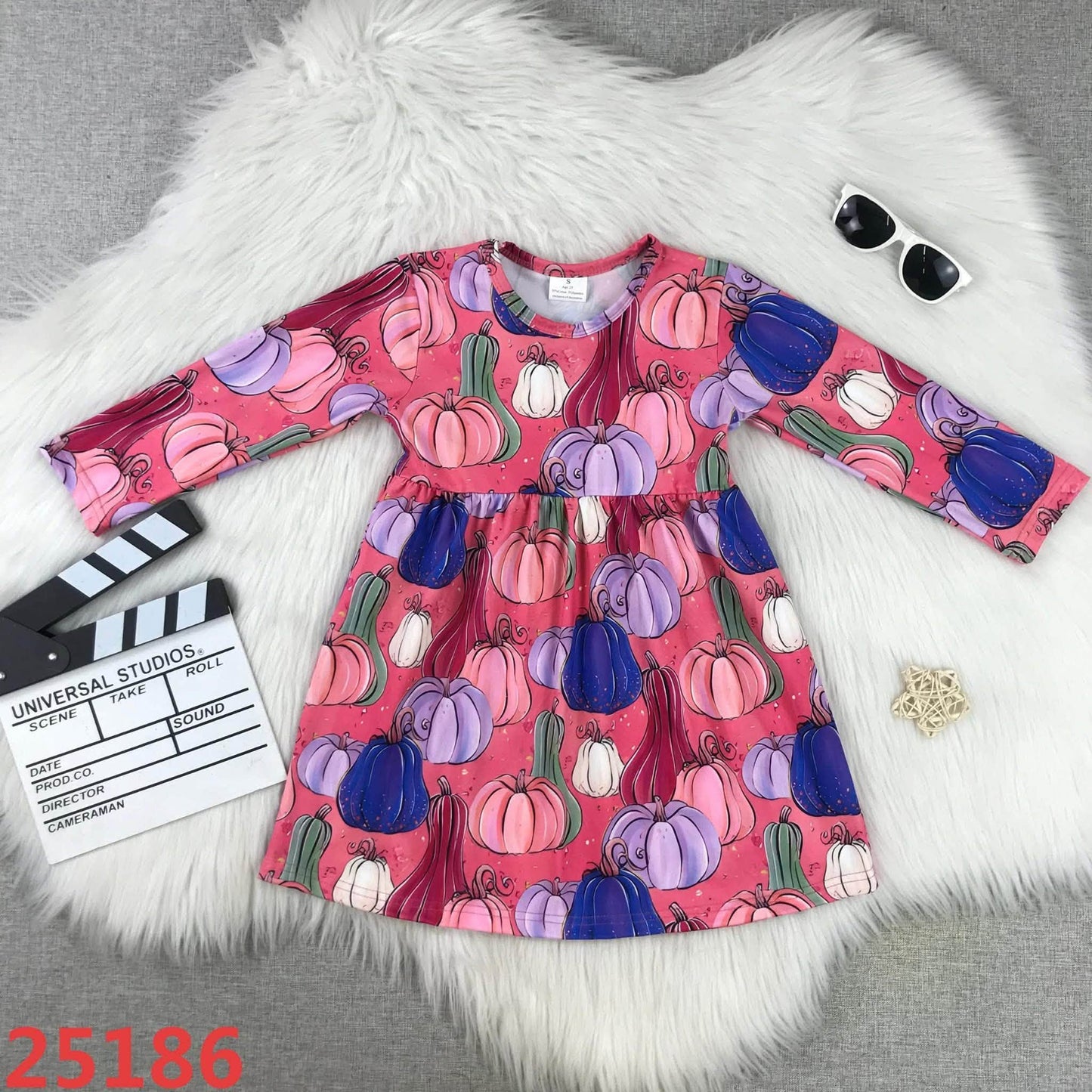 Pink and Blue Pumpkins Dress