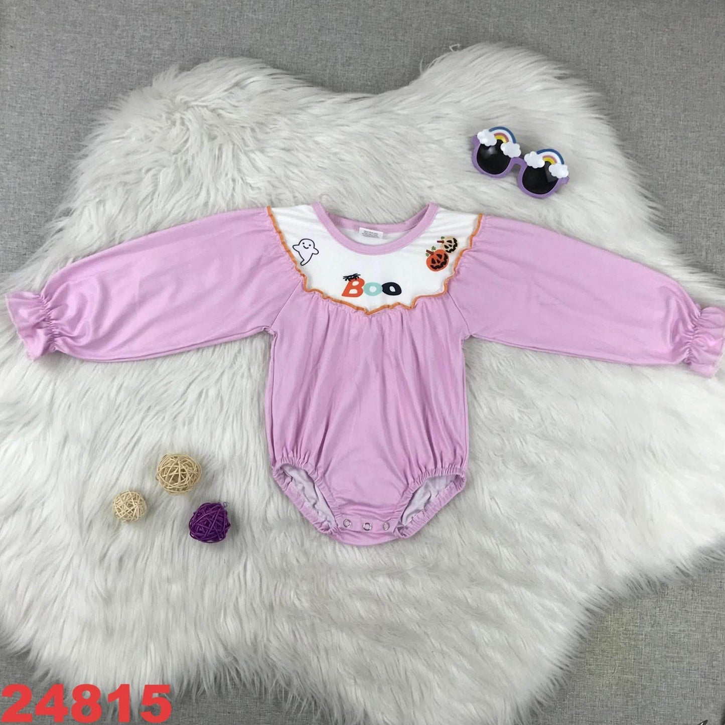 Boo Halloween Long Sleeved Bubble