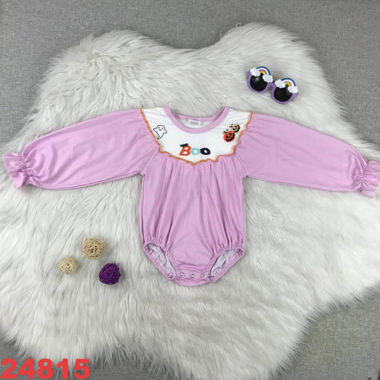 Boo Halloween Long Sleeved Bubble