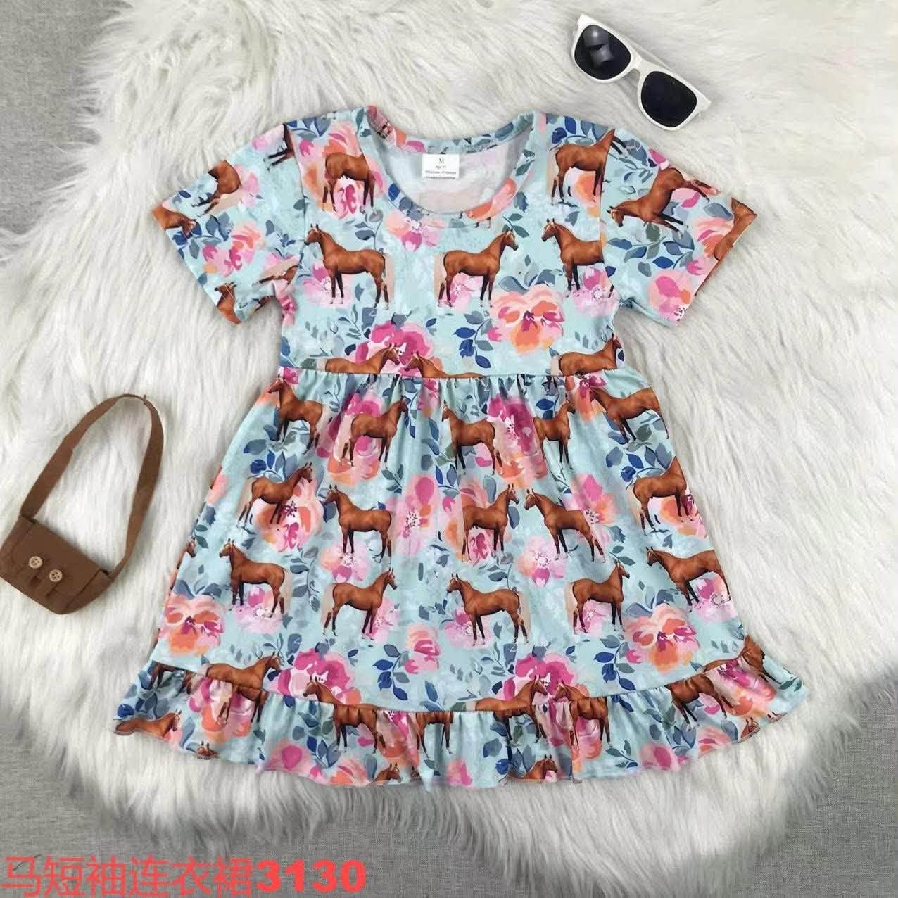 Floral Horse Dress
