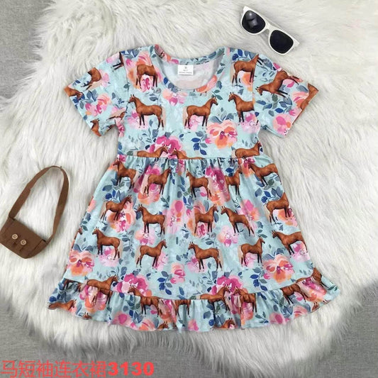 Floral Horse Dress