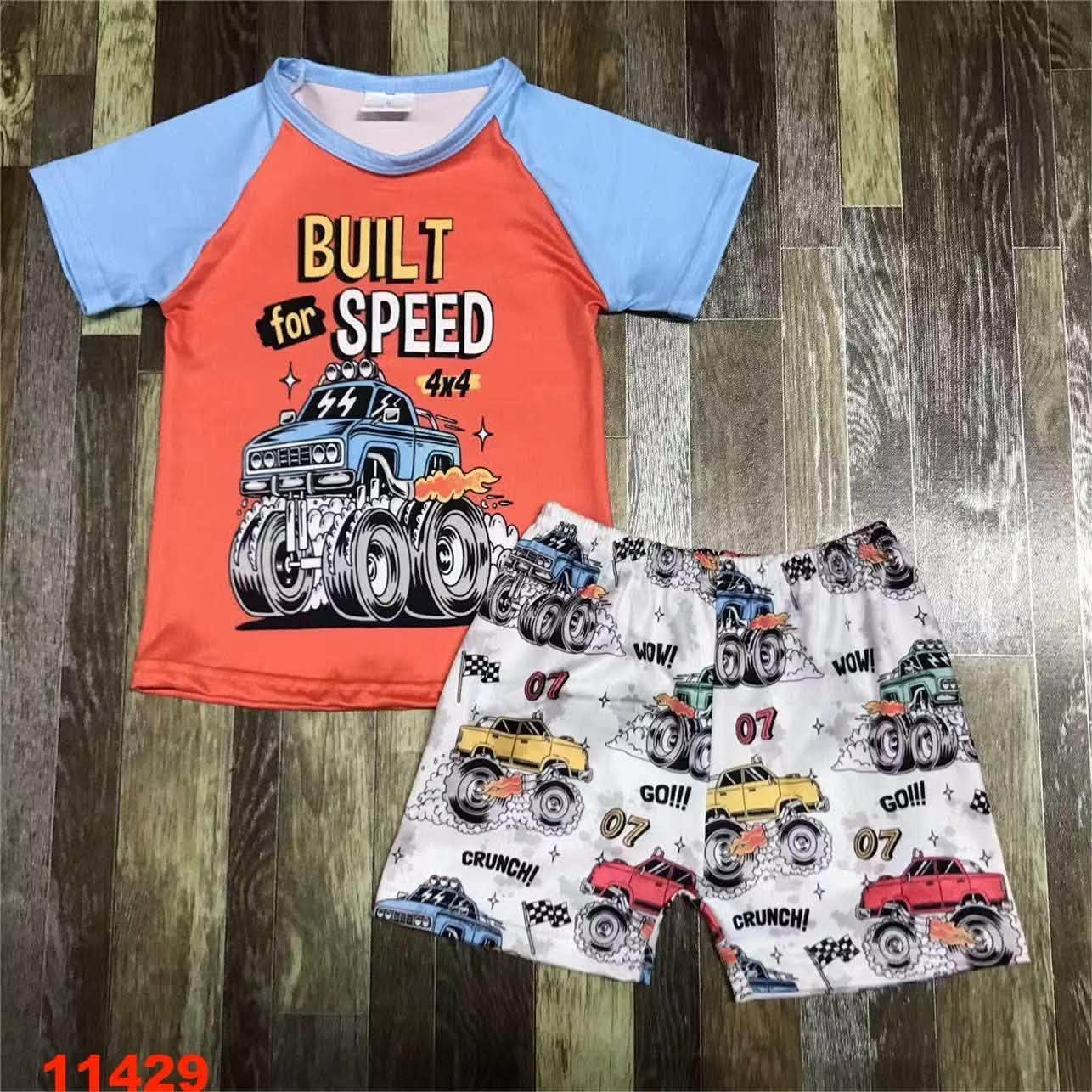 Built For Speed Shorts Set