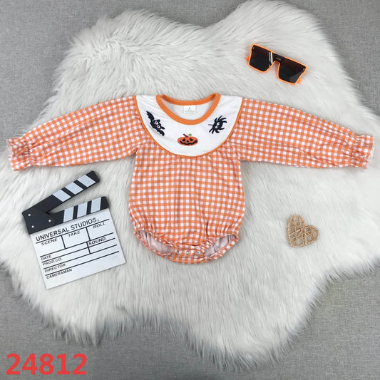 Gingham Jack o' Lantern Bubble