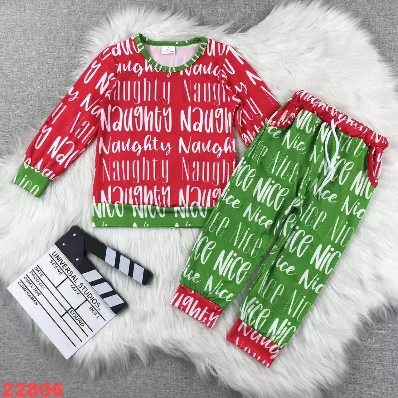 Naughty and Nice Pants Set