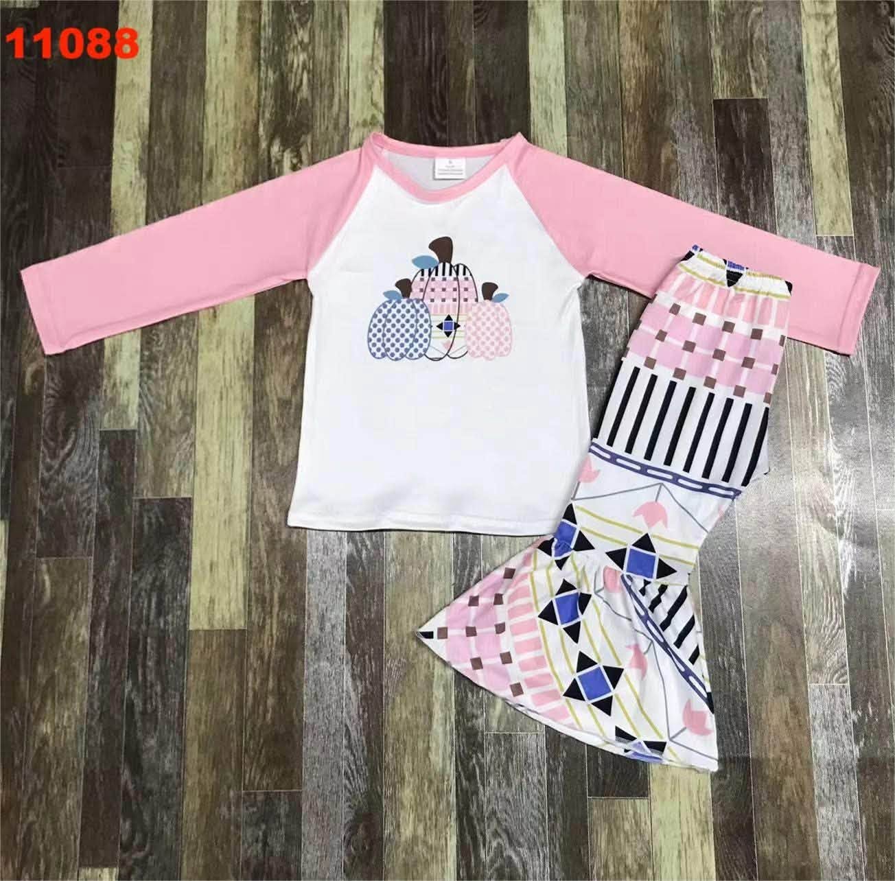Geometric Pumpkins Pants Set
