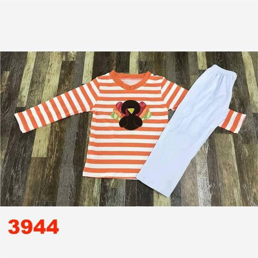 Striped Turkey Pants Set