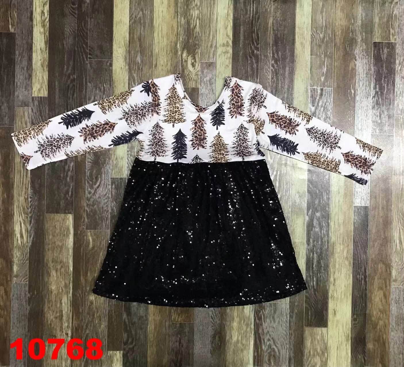 Sequin Christmas Tree Dress