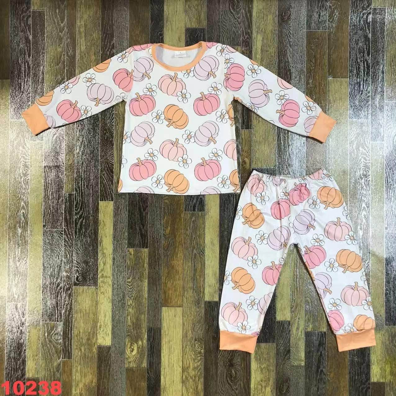 Pastel Pumpkins Pajama Set