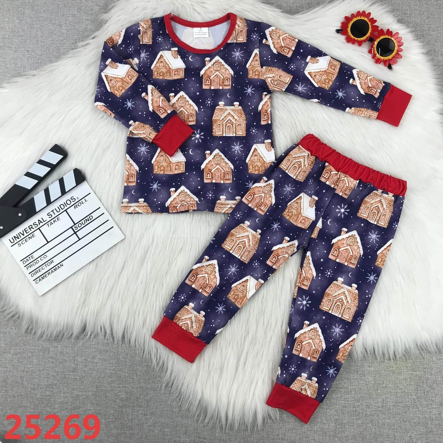 Gingerbread Pajamas Set