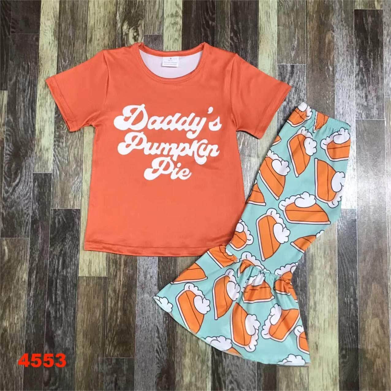 Daddy's Pumpkin Pie Pants Set